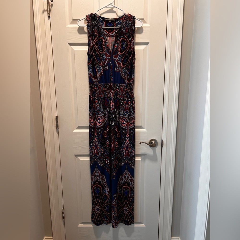 Maxidress, size small, sleeveless, Adrianna Papell